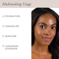 PÜR Beauty 4-in-1 Love Your Selfie Longwear Foundation & Concealer, Full Coverage Liquid Foundation, Hydrating Formula, Cruelty Free, DPP4