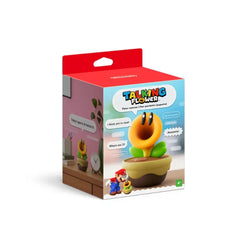 Nintendo Talking Flower Interactive Toy – Super Mario Bros. Wonder Character, Talking Desk Companion with Multi-Language Voice