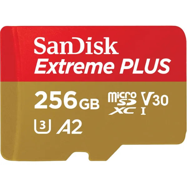 SanDisk Extreme Plus microSDXC UHS-I Memory Card with Adapter