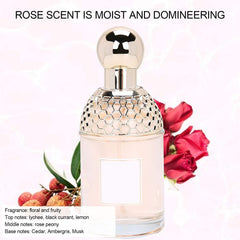 100ml Eau de Parfum Spray for Women Perfume Lady Long Lasting Elegant Floral Fruity Fragrance Perfume Spray for Women(Rose)