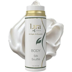 Lira Clinical BODY Silk Souffle Hydrating Body Moisturizing Cream for Women & Men With Vitamin C, Natural Oils & Hyaluronic Acid Deep Moisture Softening Lotion for Hydrating Dry Skin 6 Fl Oz