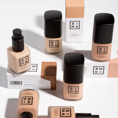 3INA The 3-in-1 Foundation 204 - Vegan, Primer, Concealer & Foundation, Medium Coverage, Natural Finish (1.01 oz)