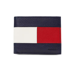 Tommy Hilfiger Wallet for Men - Blue/White/Red