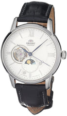 ORIENT Sun & Moon Automatic Silver Dial Men's Watch RA-AS0011S10B