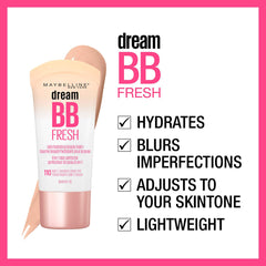 Maybelline New York Dream Fresh Bb Cream, 1 Fluid Ounce (Medium/Deep)