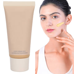 Liquid Foundation Makeup, Liquid Foundation Matte Waterproof Concealer Full Cover Lasting Base Cosmetic Tool for Women Girls(#7)