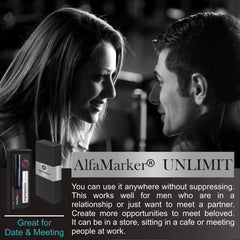 ALFAMARKER Unlimit - Pheromone Cologne for Men - Men`s Pheromone Oil Perfume Set 2x5 ml - Feromonas para Hombres Concentradas - Great Holiday Gift