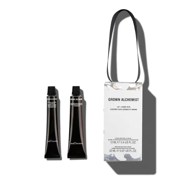 Grown Alchemist Lip Balm & Hand Cream Gift Set - On-The-Go Hydration