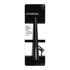 COVERGIRL Easy Breezy Brow Fill Plus Shape Plus Define Powder Eyebrow Makeup, Black, 0.024 Ounce