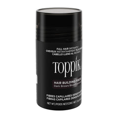 Toppik Hair Building Fibers with Premium Keratin Fibers Conceals Hair Thinning and Hair Loss for Fuller Looking Hair that Gives Completely Natural Look For Men and Women Dark Brown, 12 Grams