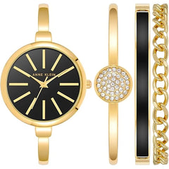 Anne Klein Women's Bangle Watch and Bracelet Set