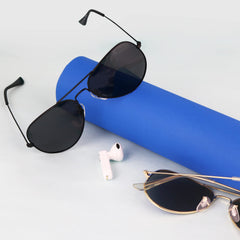Bio-th Polarized Aviator Sunglasses for Womens Men Driving UV Protection Metal Mirror Frame trendy lentes de sol hombre