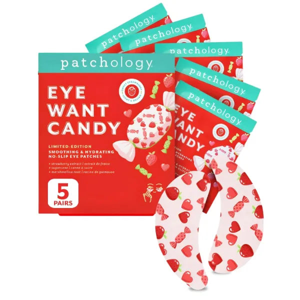 Patchology Eye Want Candy Under Eye Patches for Puffy Eyes, Dark Circles & Wrinkles – Hydrating Eye Masks, for Women & Teen Girls