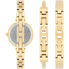 Armitron Women's Crystal Accented Watch and Bracelet Set