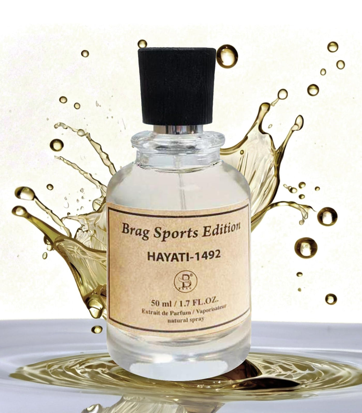 Brag Sport Edition Hayati 1492 1.7 OZ | Extrait De Parfum for Men and Women | Long Lasting Arabic Perfume | Luxurious Men’s and Women’s Fragrances | Perfect Oud Perfume for Men | عطور | عطر