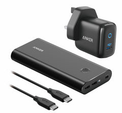 Anker PowerCore+ 26800 PD 45W Power Bank with 30W PD Charger for iPad Pro, iPhone 16/15/14 Series/Pro/Max, iPhone X, and More