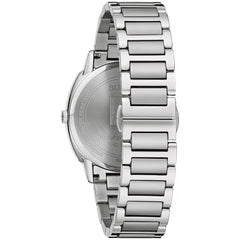 Bulova Men Frank Lloyd Wright Hollyhock House Stainless Steel 3-Hand Quartz, Brown Leather Strap and Green Dial Style: 96A286 - Multicolor
