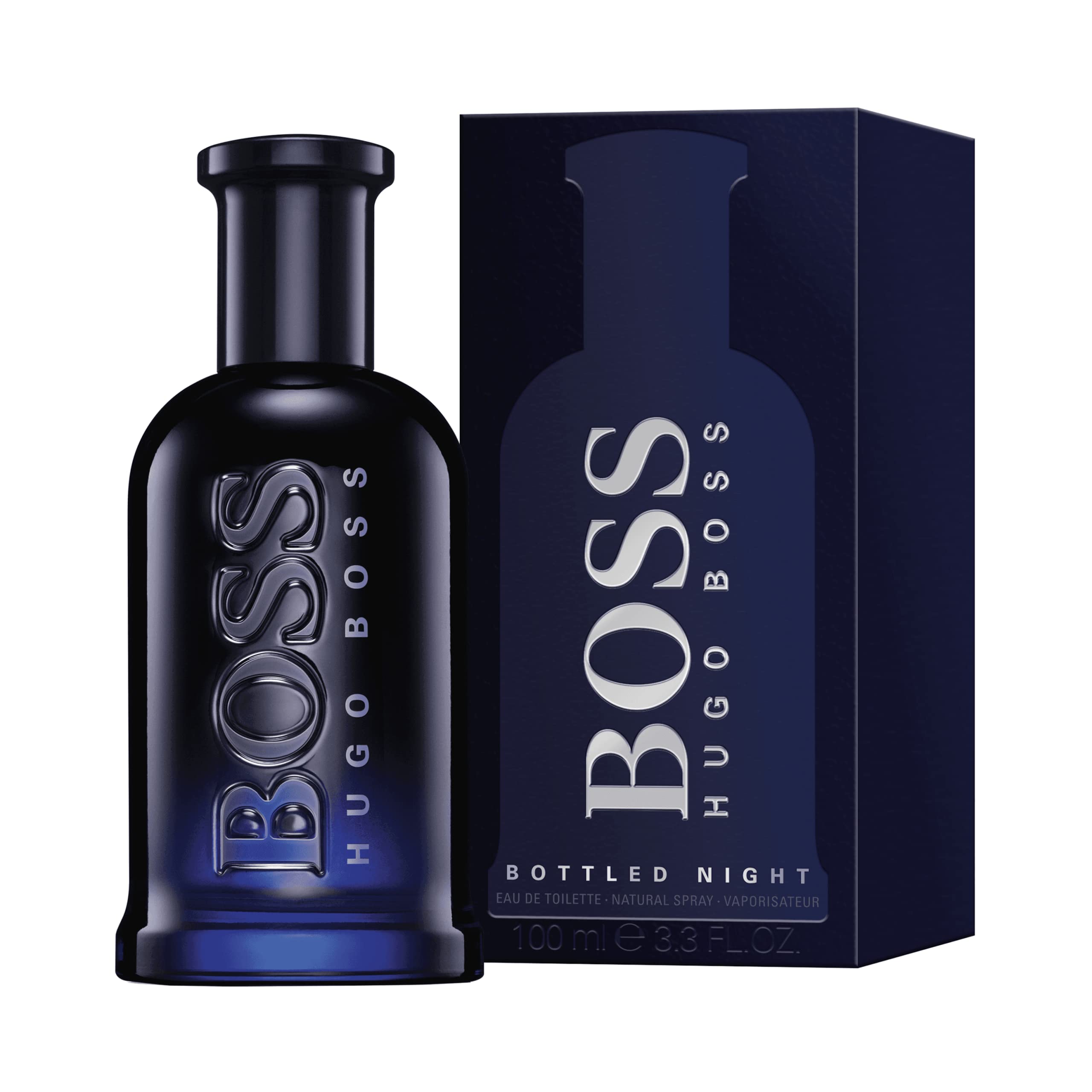 Hugo Boss Bottled Night - Eau De Toilette For Men, 200 ML & Unlimited Men's Toilette, 100