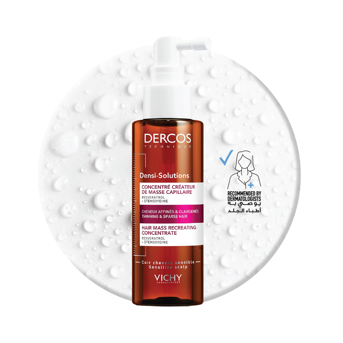 Vichy Dercos Densi-Solutions Hair Thickening Treatment for Weak and Thinning hair 100ml