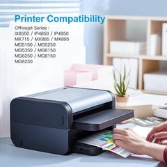 Uniwork Compatible Ink Cartridge Replacement for Canon PGI-525 CLI-526 for PIXMA IP4850 IP4950 MG5150 MG5250 MG5350 MG6150 MG6250 IX6550(PGBK Black Cyan Magenta Yellow, 20-Pack)