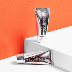 WUNDERBROW Last & Foundation Makeup with 24+ Hour Coverage and Hyaluronic Acid, Nude, Vegan and Cruelty-Free