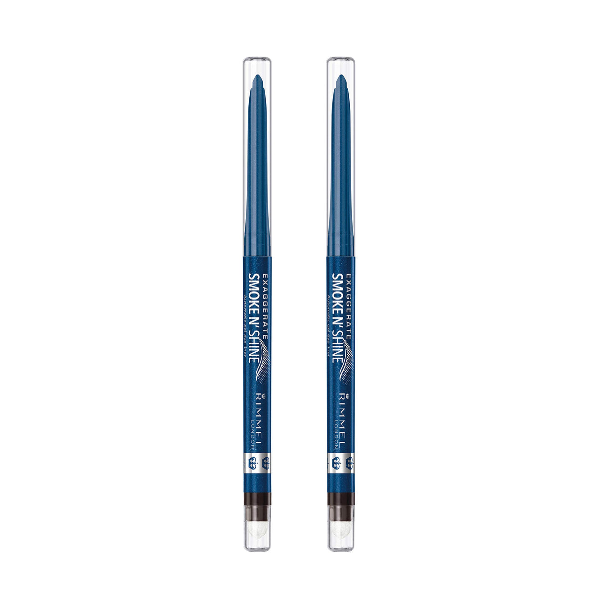 Rimmel Exaggerate Eyeliner, 004/Blue Steel, 2-Pack