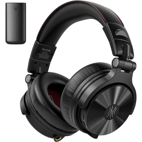 OneOdio Studio Max 2 Wireless DJ Headphones, 9ms Low Latency Hi-Res Audio Over Ear Studio Headphones with LDAC, 120H Playtime, Bluetooth Headphones Support 3.5MM 6.35MM for Guitar Keyboard