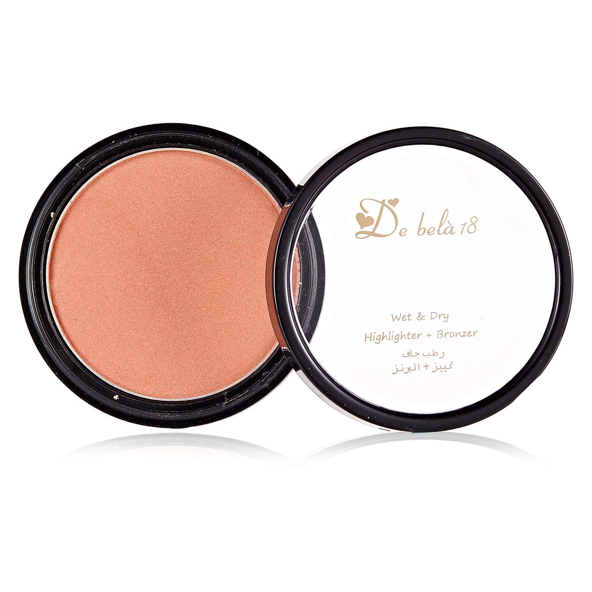 De Bela 18 Wet & Dry Highlighter and Bronzer - 1.36 oz, 04