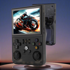 XUMIUZIY Retro Handheld Game Console, Supports 60+ Emulator Games, 3.5 Inch IPS Screen Portable Pocket Video Player, 4000mAh Battery, Powerful Chipset RK3326 1.5GHZ (128GB)