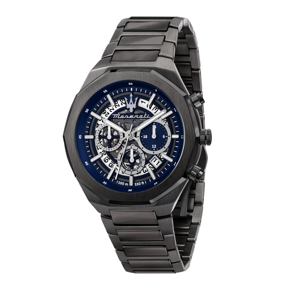 Maserati Stile Men's Watch, Chronograph, Quartz Watch - R8873642012 - Gray-Multicolor