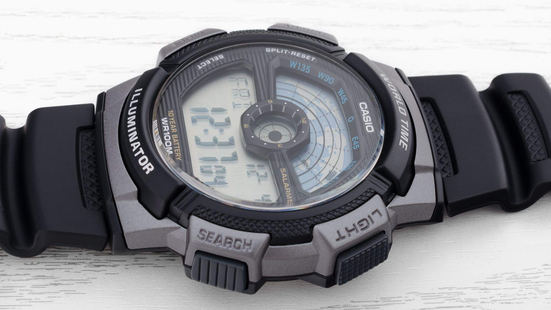 Casio Sport Watch Digital Black/Silver/Grey