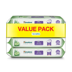 Himalaya Since 1930 Sensitive Baby Wipes Alcohol & Paraben Free for Sensitive Skin- 48 wipes X 4 packs (192 Wipes)
