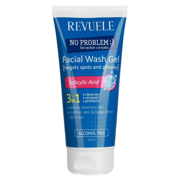 REVUELE No Problem 3in1 Washing Gel with Salycylic Acid 200ml