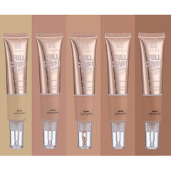 Full Coverage Foundation, Hydrating Lightweight Liquid Foundation, Long Lasting Smooth Foundation Full Coverage, Soft Matte Oil Control Concealer Foundation for Mature Skin Foundations(1# Ivory)