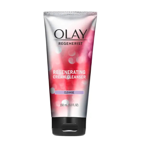 Olay Regenerist Regenerating Cream Face Cleanser, Deep Cleansing & Gentle Exfoliating Face Wash - 5.0 Fluid Ounce
