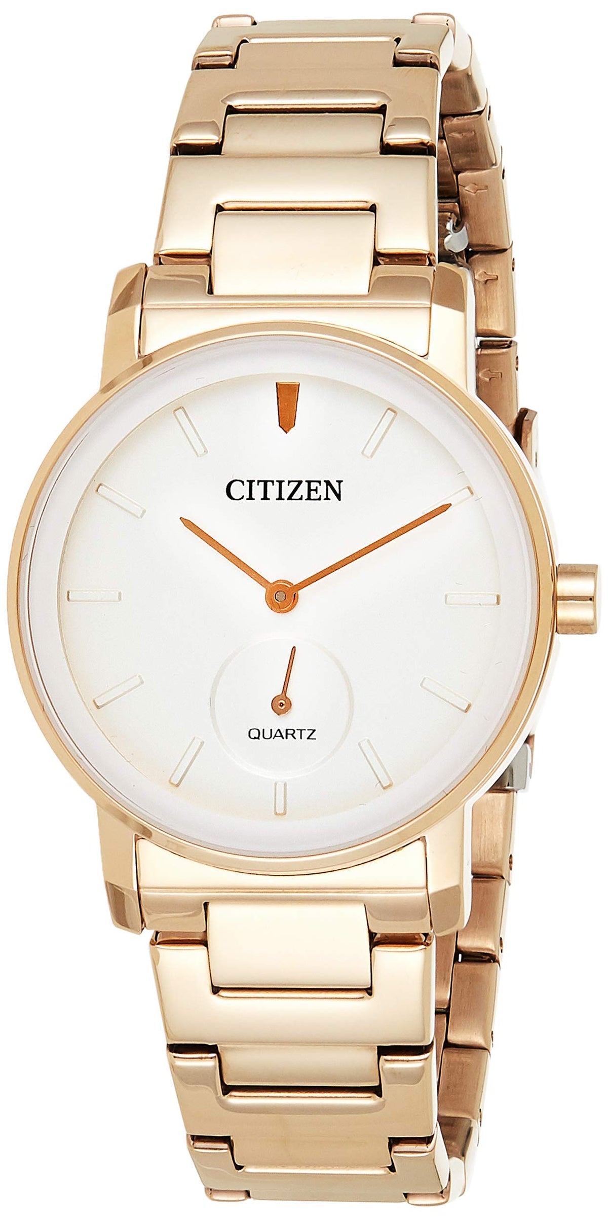 Citizen Womens Quartz Watch, Analog Display And Stainless Steel Strap - EQ9063-55A