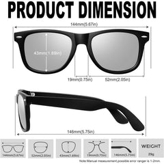KANASTAL Polarized Sunglasses Men, Fashion Square Sun Glasses Women, Classic Shades for Womens, Driving Fishing Outdoor 100% UV400 Protection