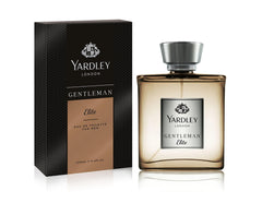 Yardley London Gentleman Elite Perfumed Gift Set - Eau De Parfum 100ml + Body Spray 150ml | S&alwood, Dry Amber & Patchouli | For Men