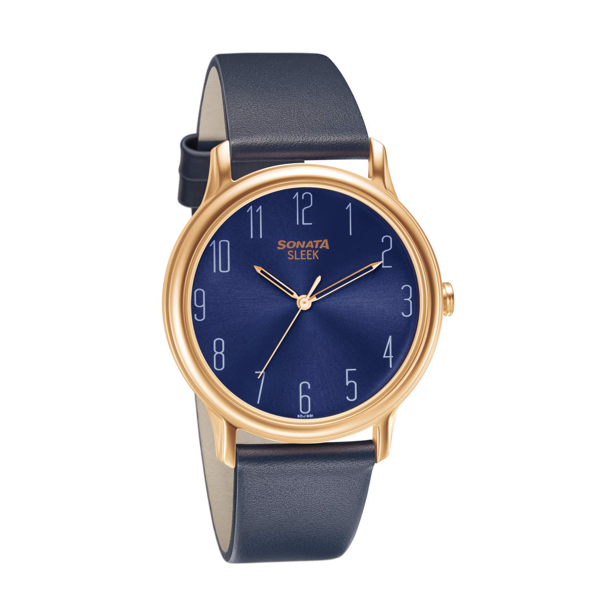 Sonata Sleek Analog  Blue Dial Watch for Women’s – Minimalist Stylish Timepiece (NN7128WL05)
