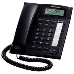 Panasonic KX-TS880B Integrated Corded Telephone, Black