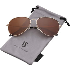 SOJOS Classic Aviator Polarized Sunglasses Mirrored UV400 Lens SJ1054