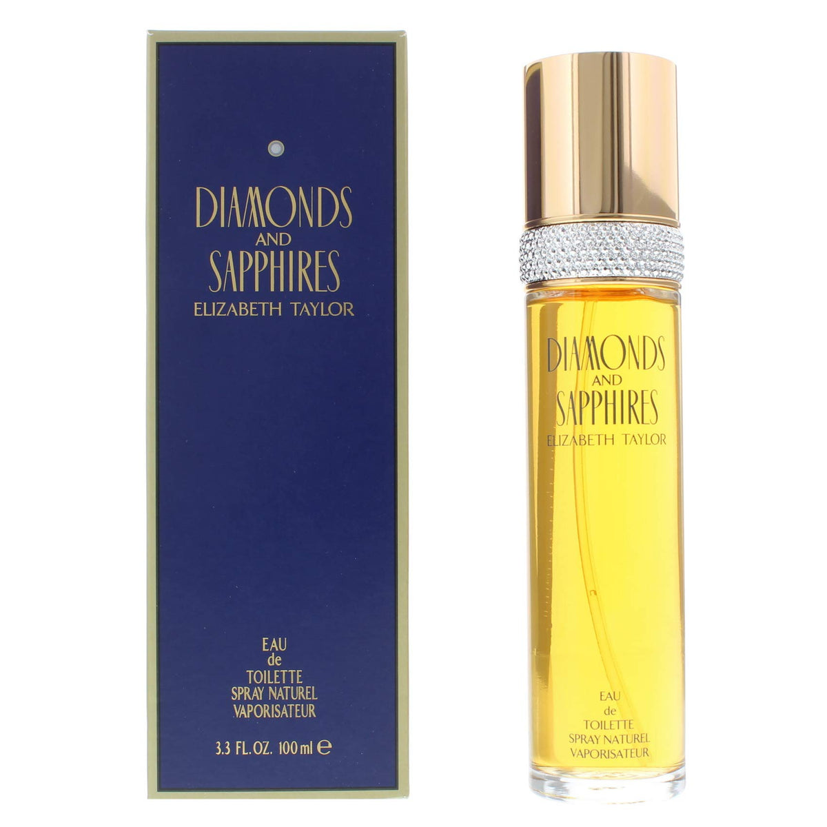 Elizabeth Taylor Diamonds And Sapphires Eau De Toilette For Women, 100 ml