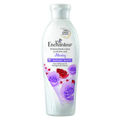 Enchanteur Radiant White- Alluring Lotion For Glowing Fairer Skin, For All Skin Types, 250 ml