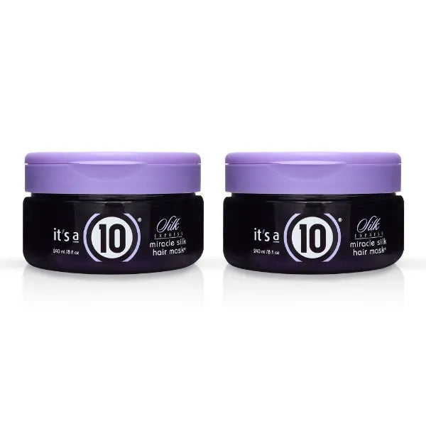 It's a 10 Ten Silk Express Miracle Silk Hair Mask, 8 Ounce (Pack of 2)