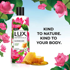 Lux Botanicals Glowing Skin Body Wash Lotus & Honey, 250ml - (Pack Of 2)