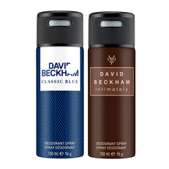 David Beckham Classic Blue + Intimately Man Deo Combo Set 300ml