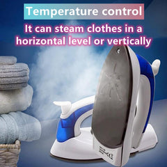 TAPIT Travel Iron Portable Steam Iron, Mini Handheld Iron for Clothes Non Stick Adjustable Temperature Control Small Compact Travel Steamer(White)