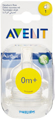 Philips AVENT BPA Free Classic Nipple, 2 Pack - SCF631/27