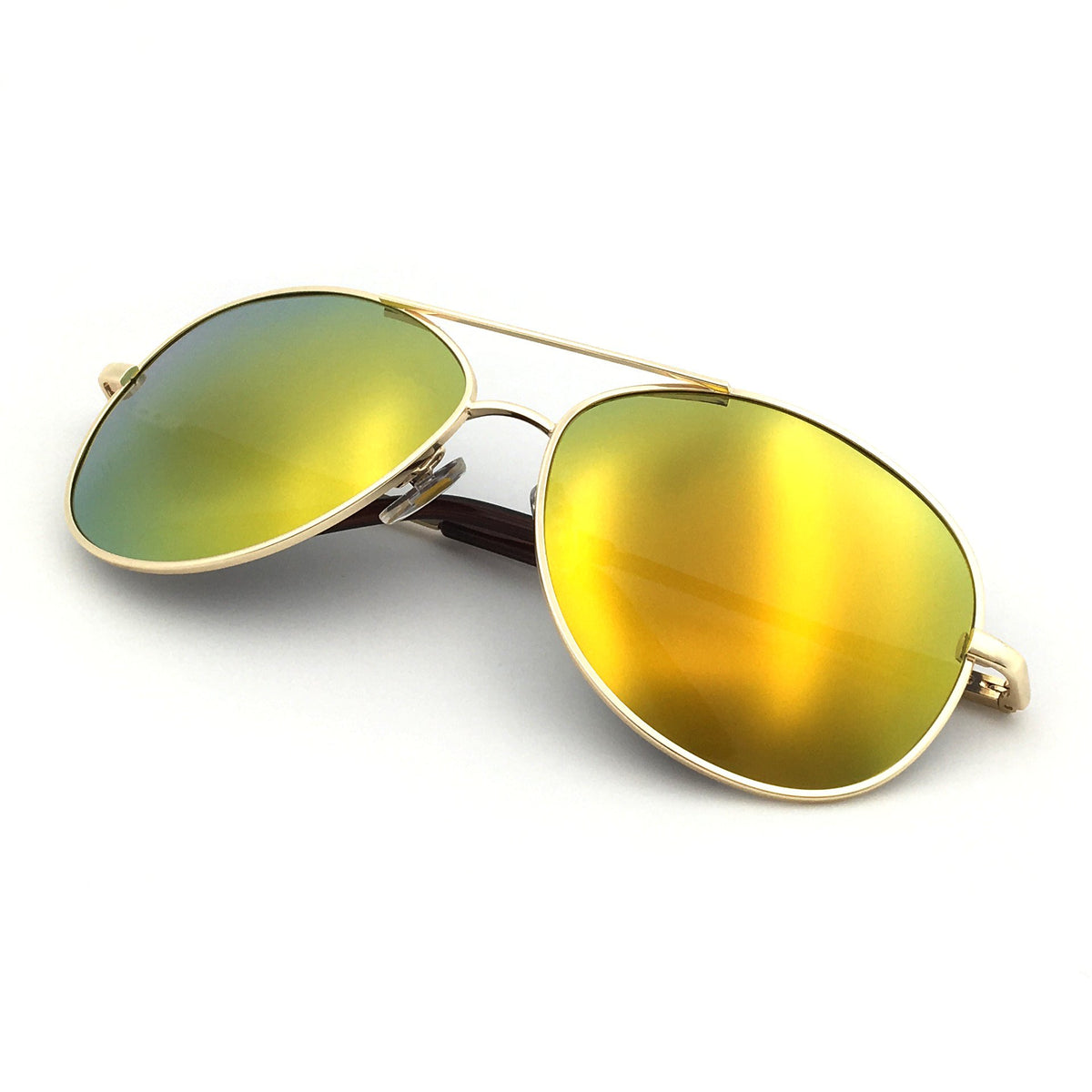 J+S Premium Military Style Classic Aviator Sunglasses, Polarized, 100% UV protection for Men Women