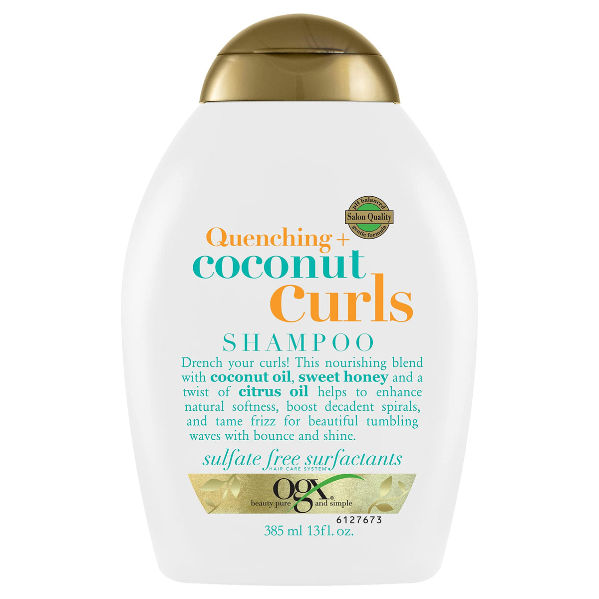 OGX Quenching Coconut Curls Shampoo - 385ml (Pack of 1)